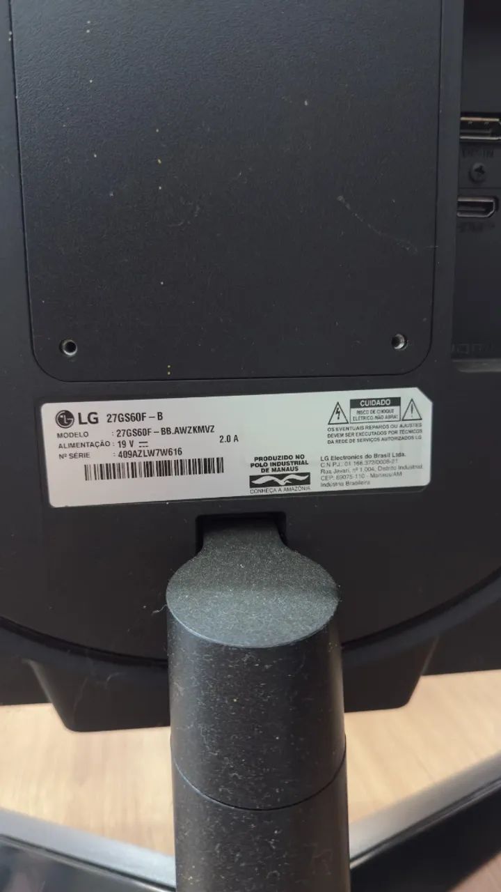 Monitor pc LG Modelo 27GS60F-B 27 Polegadas - Foto 4