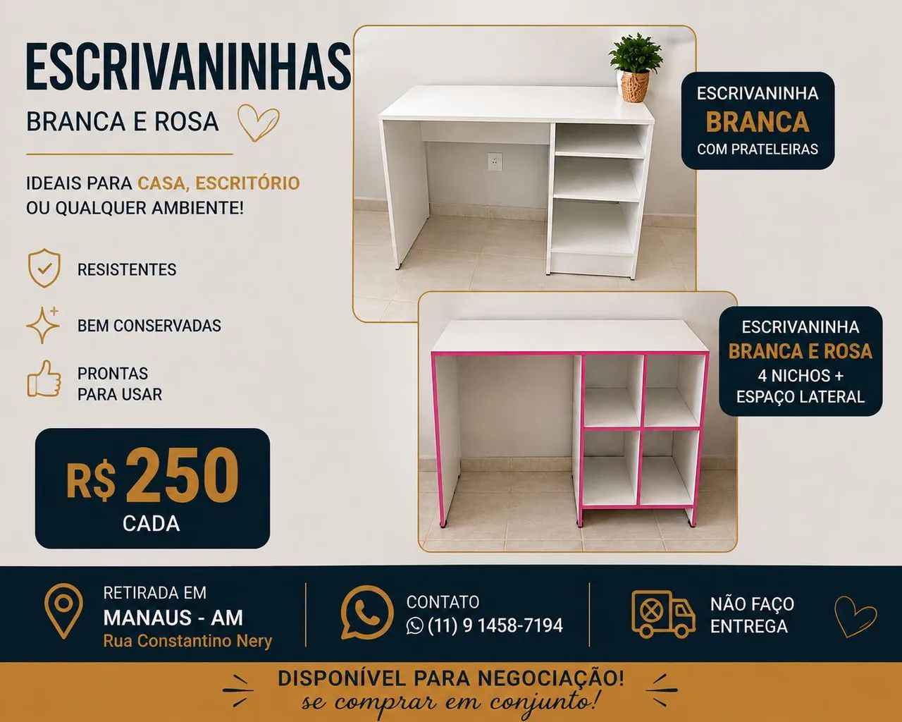 Escrivaninhas