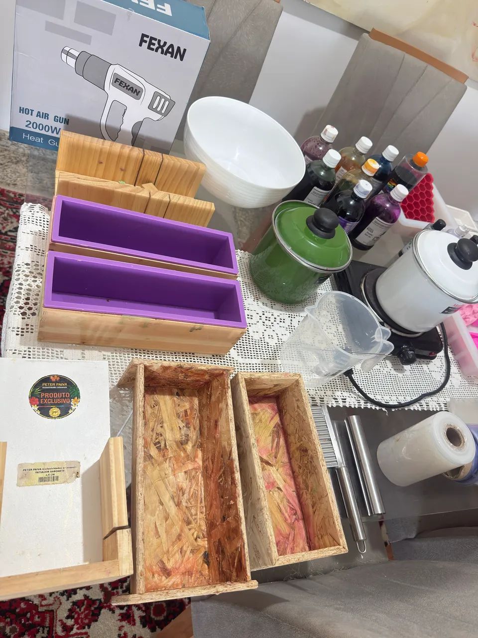 SABONETES Material equipamentos e acessórios para fabricar sabonetes artesanais 