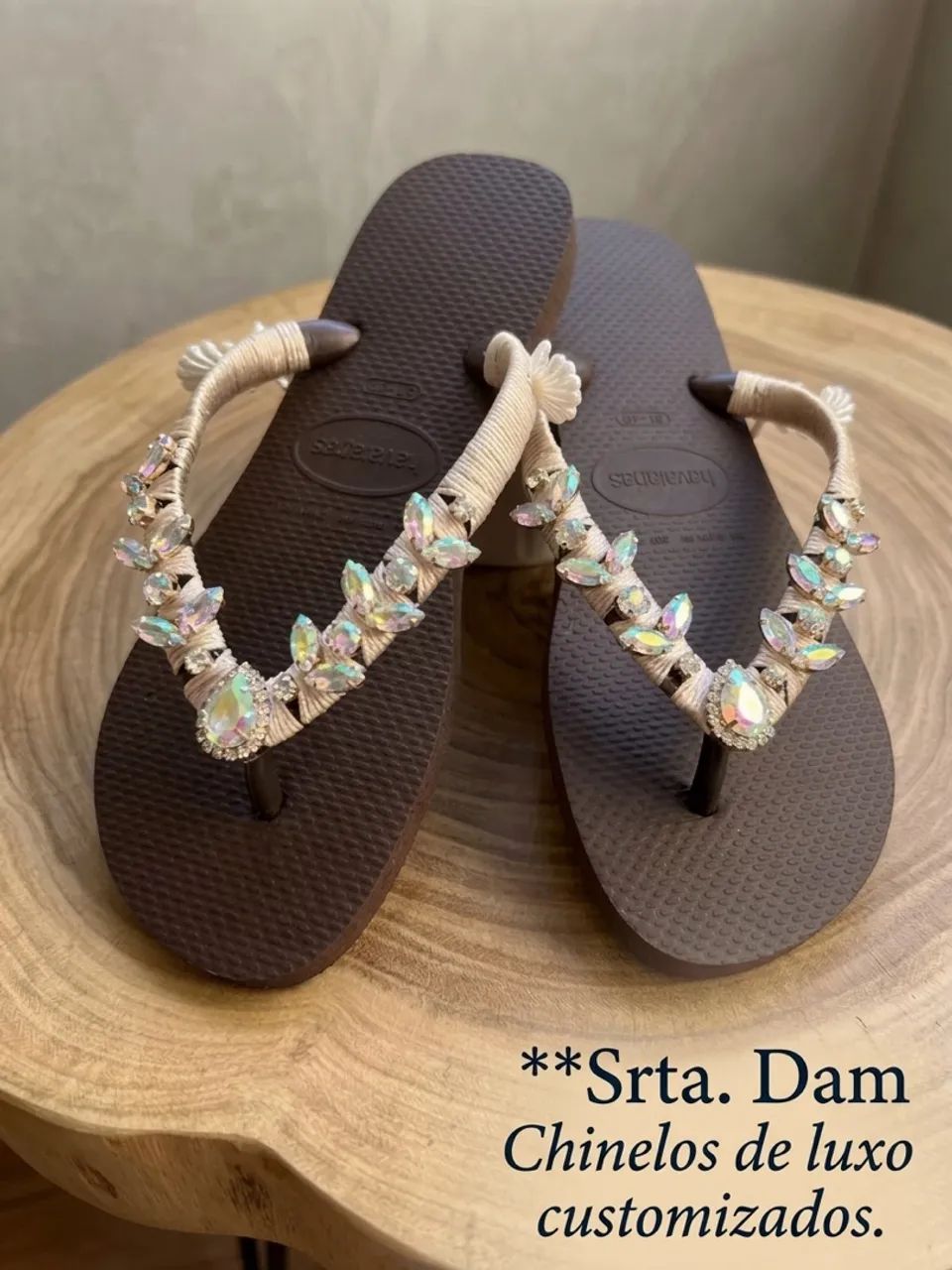 Havaianas Personalizadas de Luxo - Foto 3