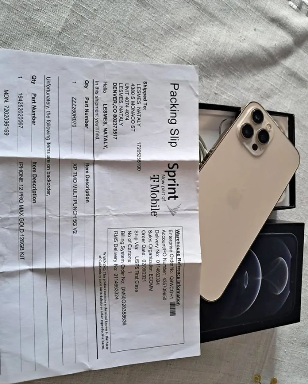 Iphone 12 pro max gold - Foto 3
