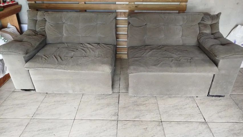 Sofá 4 Lugares Confortável - Ótimo Estado - Foto 4