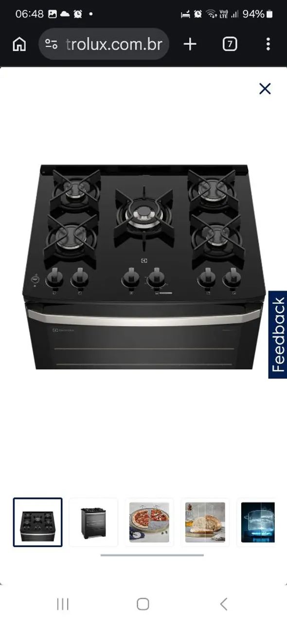Fogão Electrolux na caixa sem uso - Foto 3