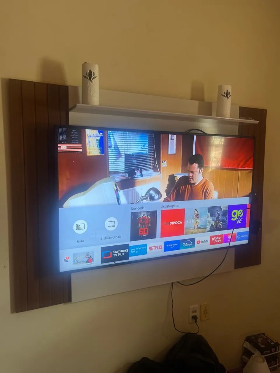 Smart Tv 55 polegadas Samsung acompanha painel   - Foto 3