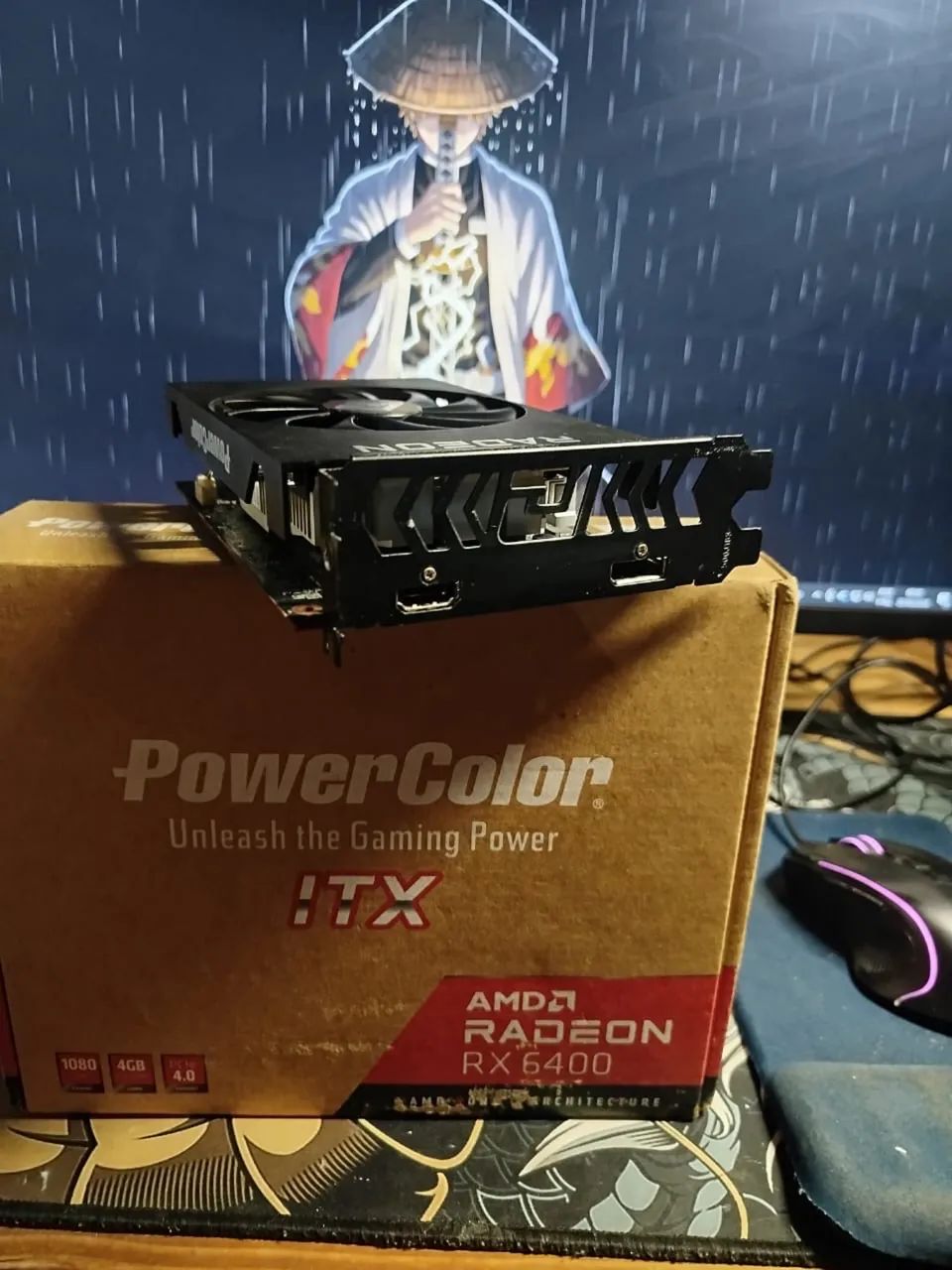 Placa de vídeo RX6400 ITX 4gb - Foto 3