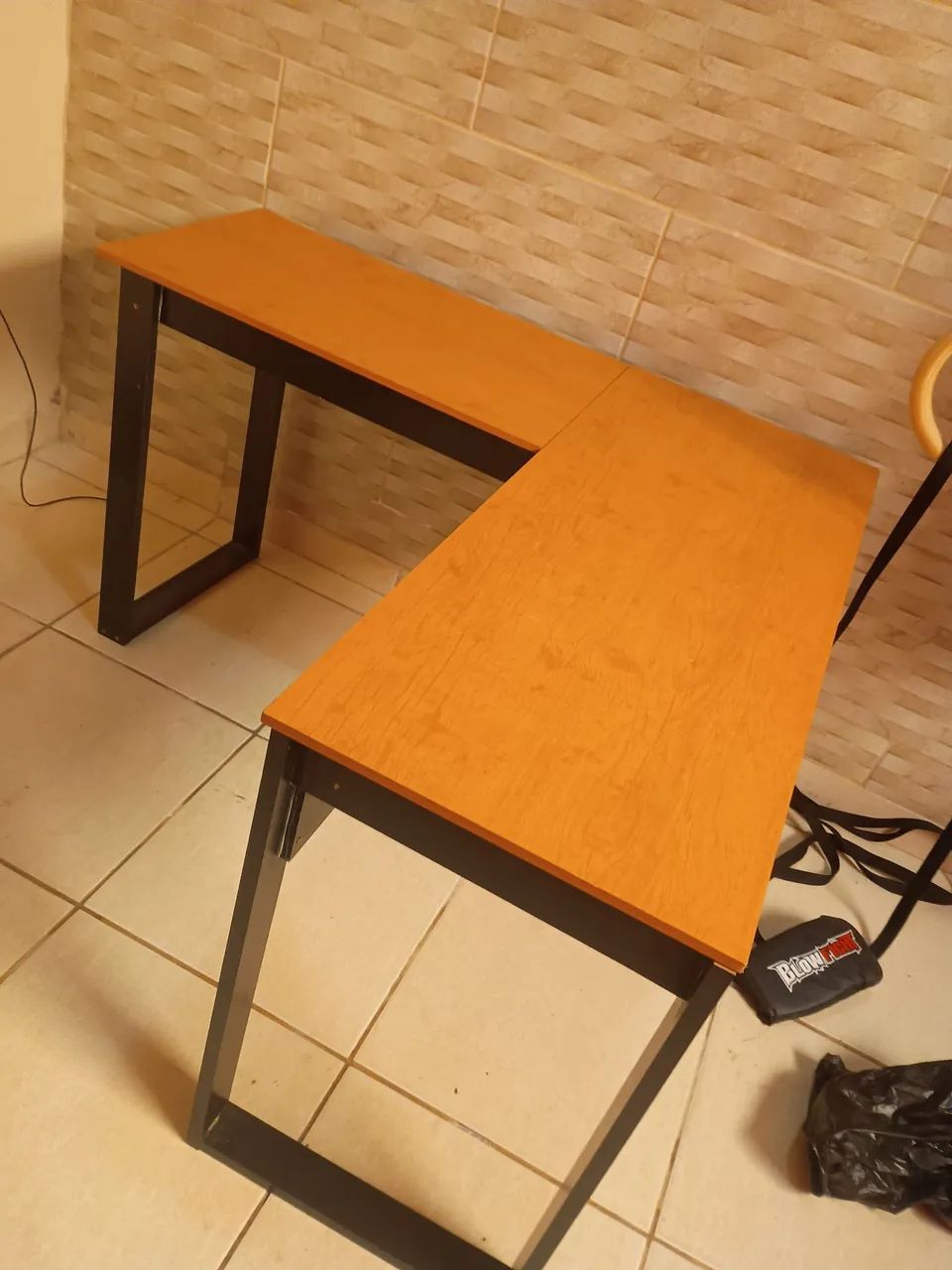 Mesa em L Grande para Escritório - Foto 2