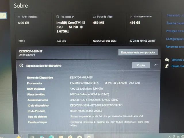 Notebook LG core i3 HD 500gb - Foto 4