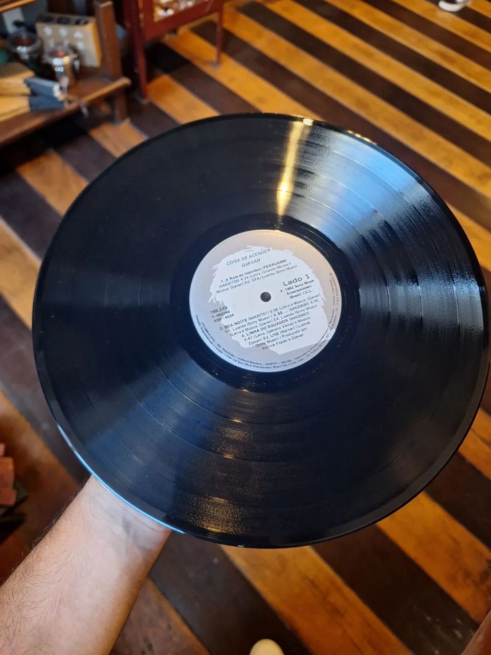 Disco Vinil Djavan Coisa de Ascender  - Foto 4