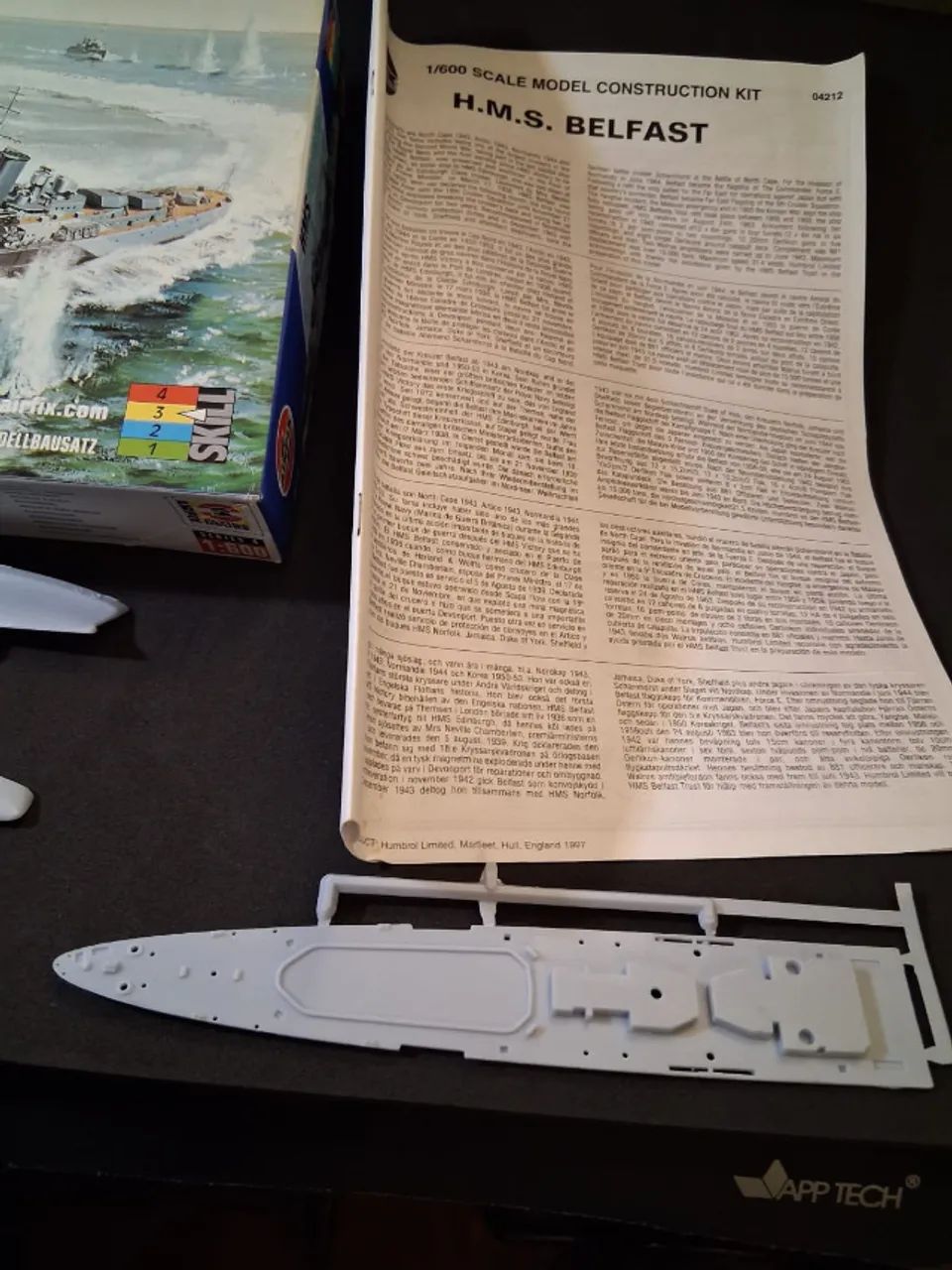 Kit de plastimodelismo HMS Belfast Airfix 1/600 - Foto 3
