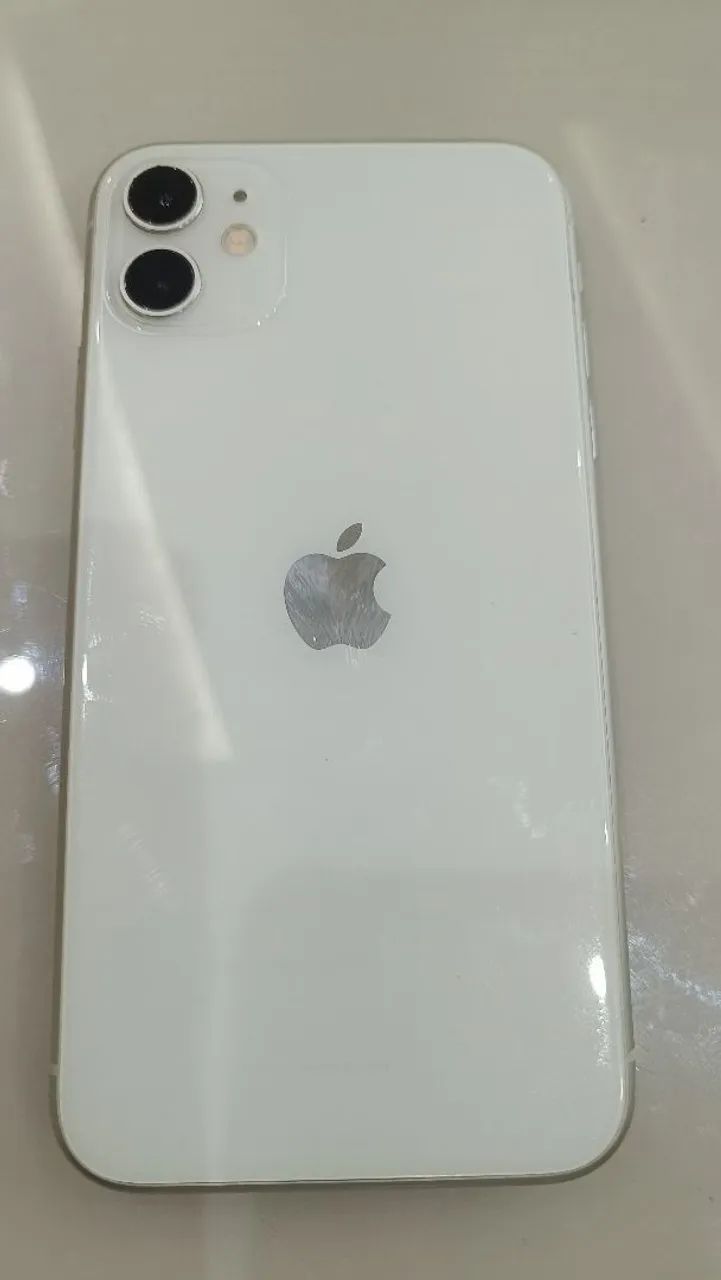 Celular iPhone 11, 128GB, Branco, bateria ? 76% - Foto 4