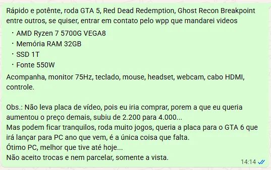 Computador completão, rápido e potênte... - Foto 2