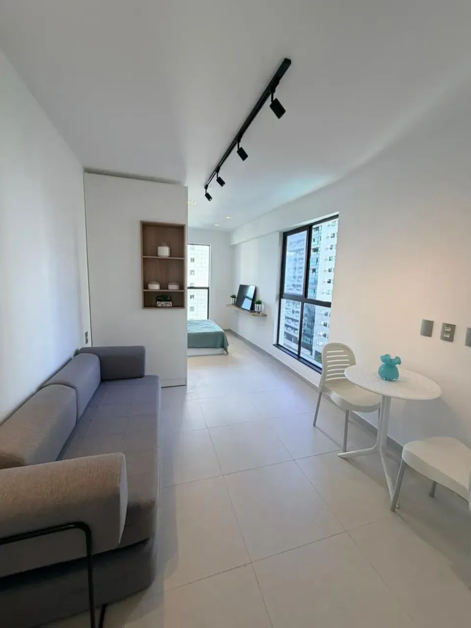 STUDIO COM VISTA MAR E PORTEIRA FECHADA 50 MTS DA PRAIA - Foto 4