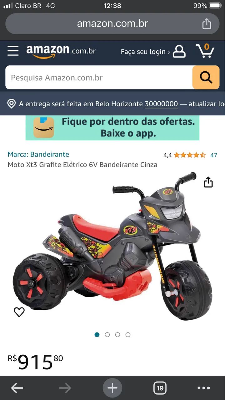 Moto elétrica..