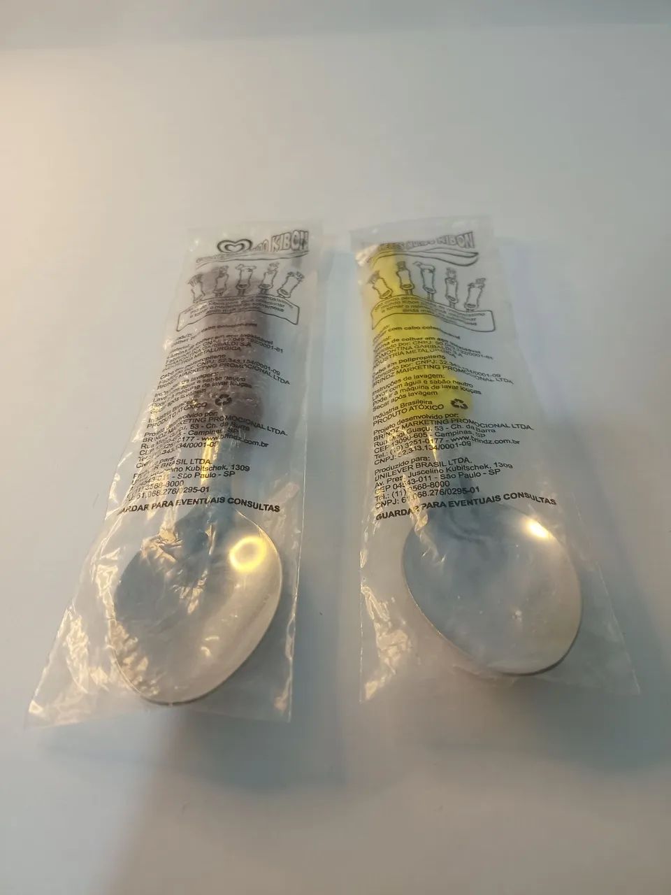 Kit 2 Colheres Kibon Na Embalagem Original Raríssimo  - Foto 2