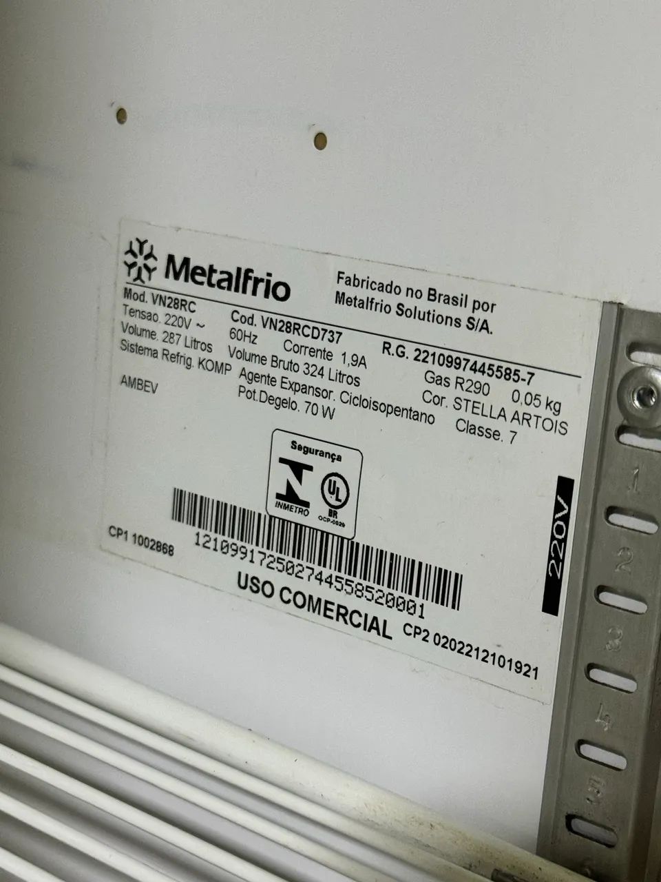 Freezer vertical metalfrio  - Foto 2