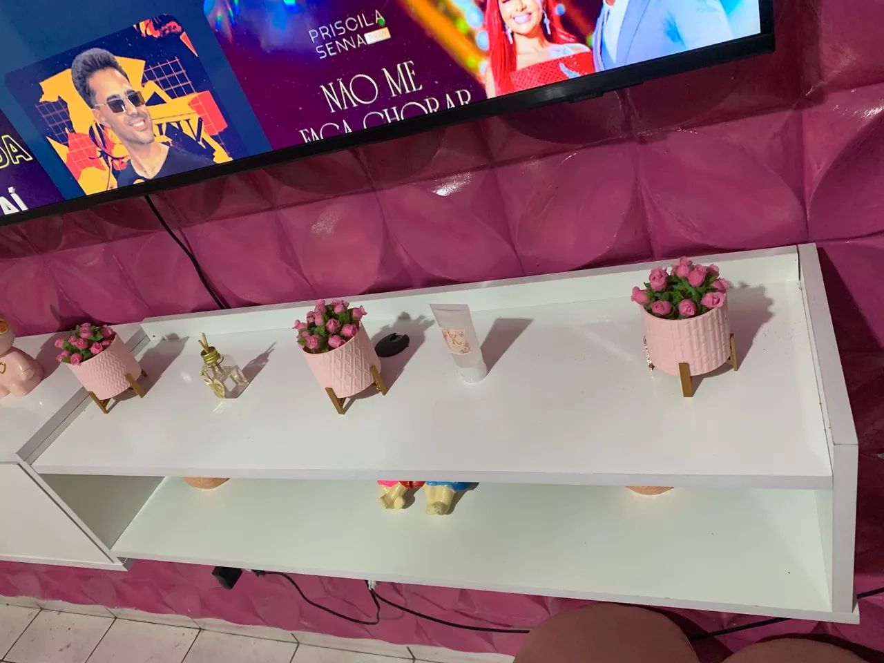 Rack Suspenso para TV até 75 Polegadas - Foto 3