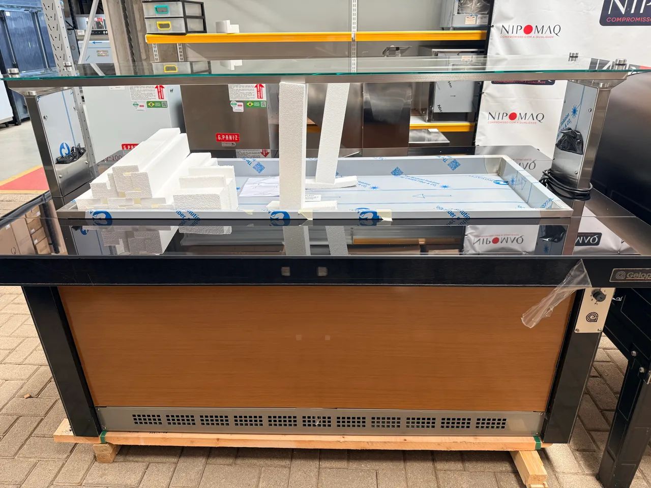 GBRF-175PR MESA REFRIGERADA 1,75 SEM CUBA - GELOPAR