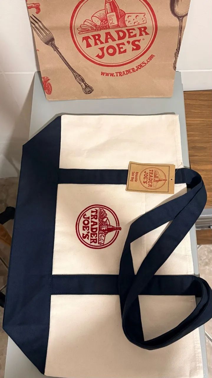 Bolsa / Ecobag Trader Joe's Original - Nova com Etiqueta (Comprada nos EUA)