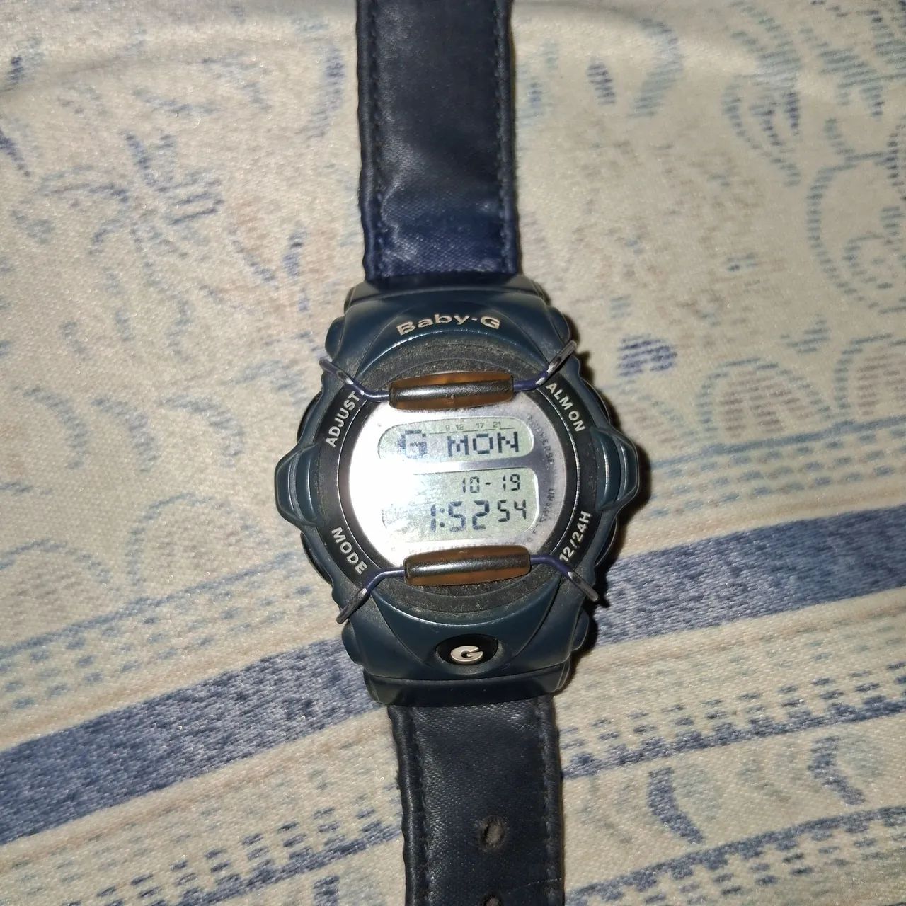 Relógio casio baby azul 