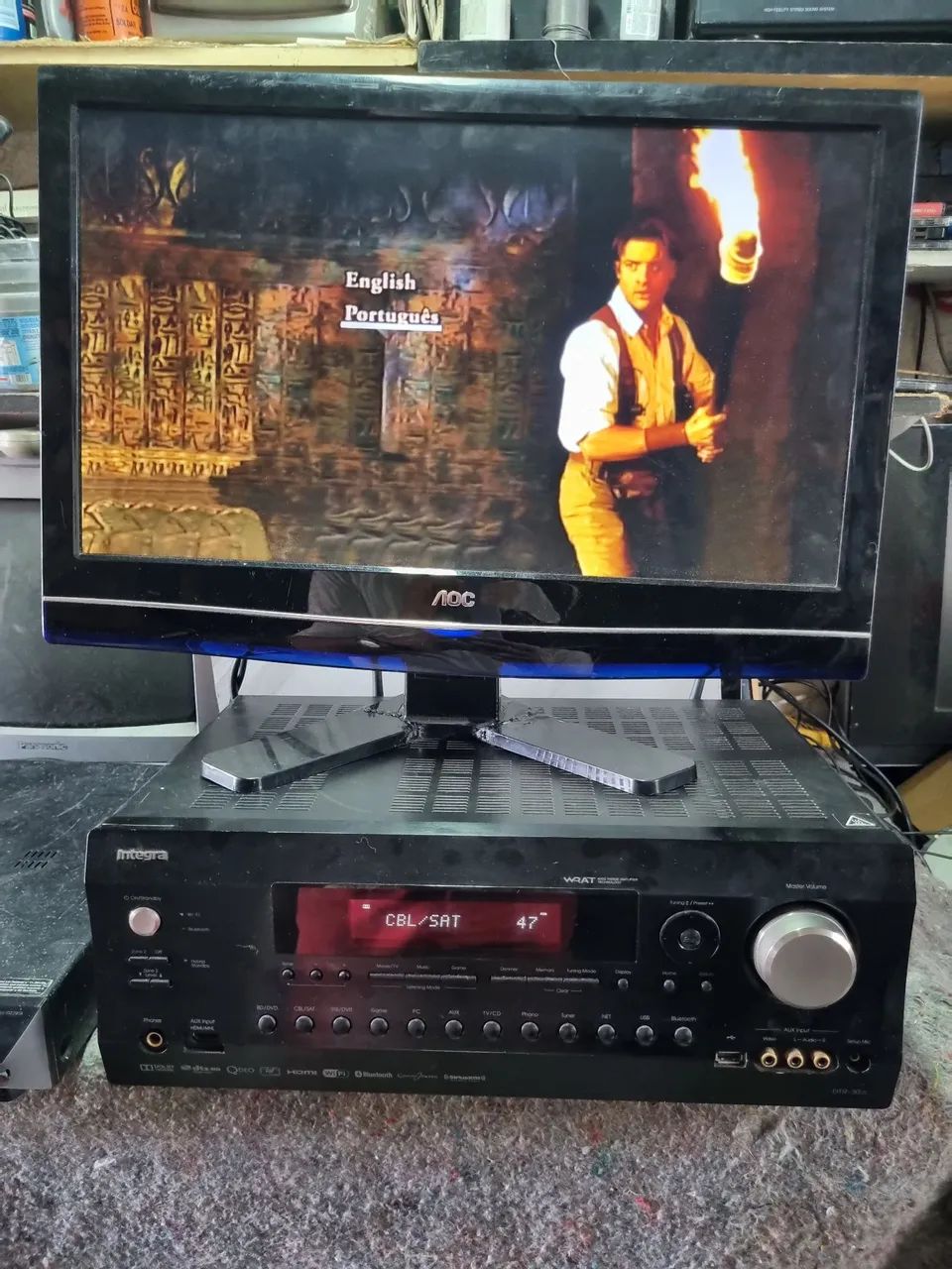 RECEIVER INTEGRA DTR 30.6 4K 7.2 5:2:2 95 a 120w BLUETOOTH WI-FI Z-2PHONO sem controle<br><br>