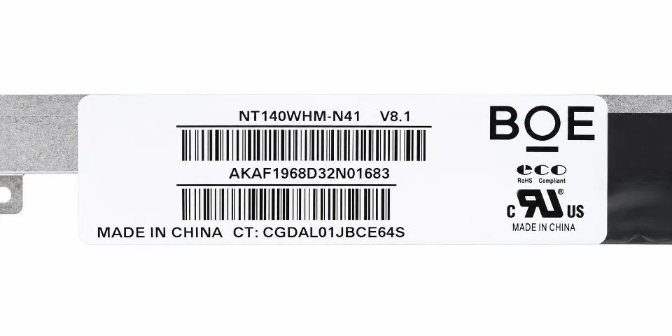 Tela Notebook 14 Polegadas HD BOE NT140WHM-N41 LED Slim eDP 30 Pinos Fosca Seminova pode r - Foto 4