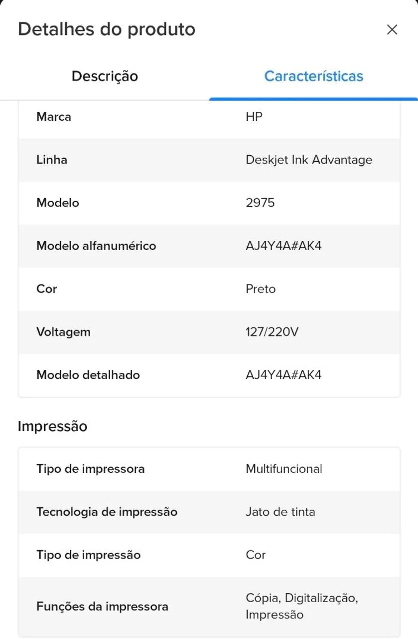 Impressora HP  - Foto 2
