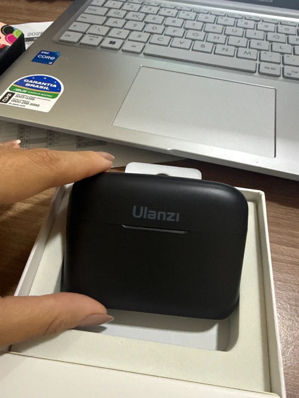 Microfone ULANZI j12 iPhone Lightning nunca usado  - Foto 3