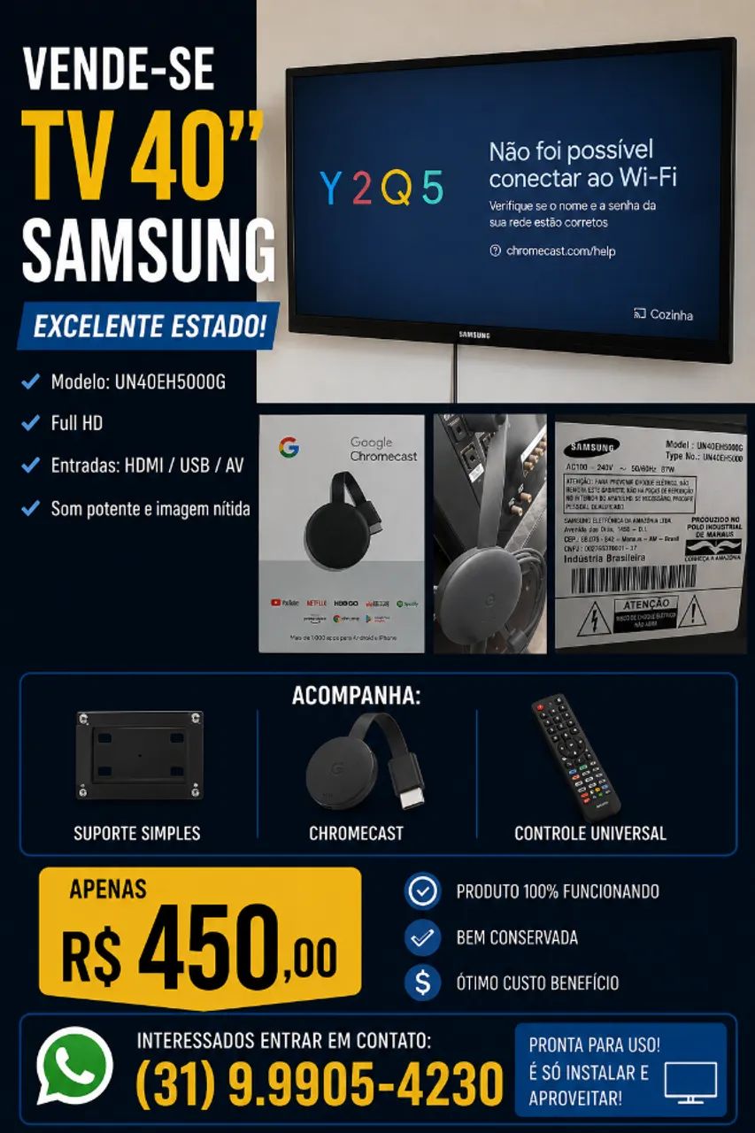 Televisão 40"