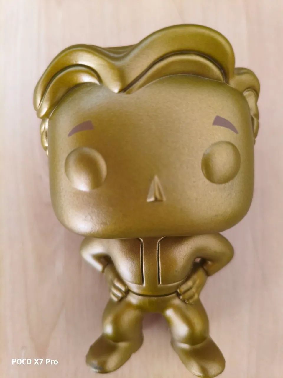Funko Pop Games Boy Gold Máscara Pip Boy Exclusiva CCXP 2024 - Foto 2