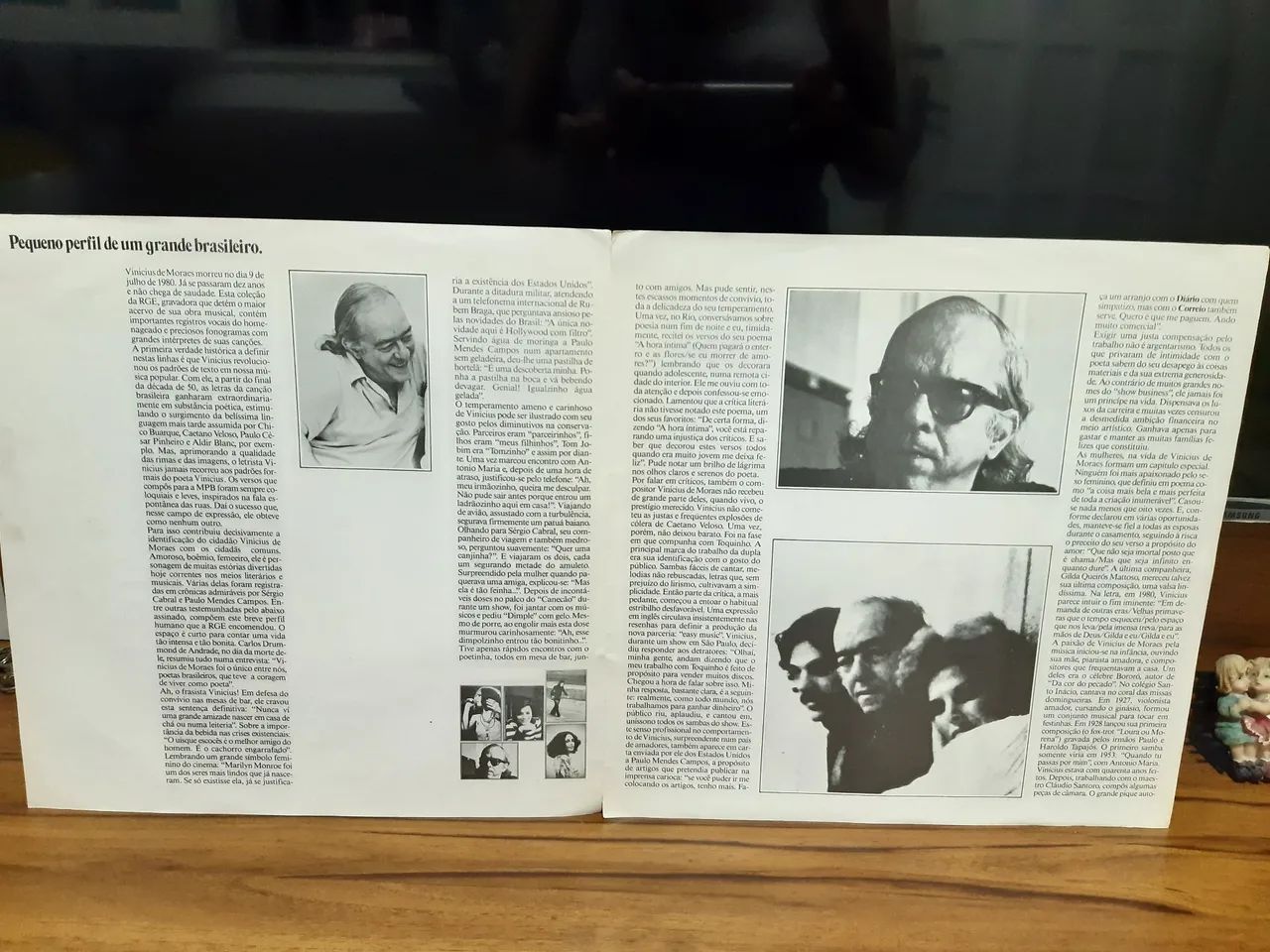  Vinicius de Moraes coleção 05 discos original. - Foto 3