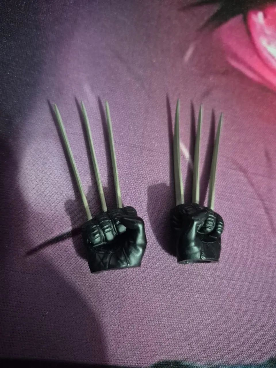 Hot Toys Wolverine Last Stand Par de mãos com garras