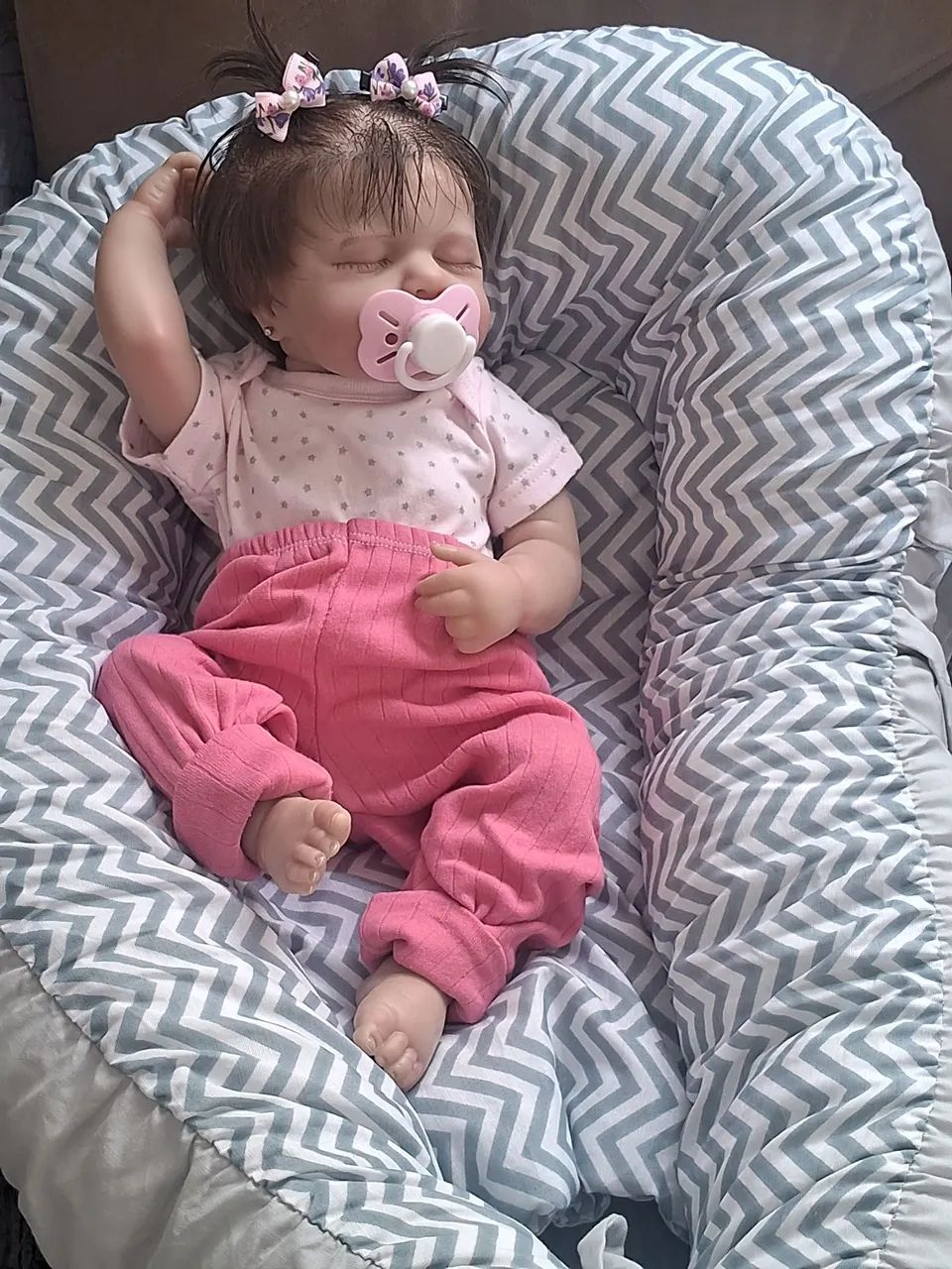Bebê Tipo Reborn Pode dar Banho - Foto 4
