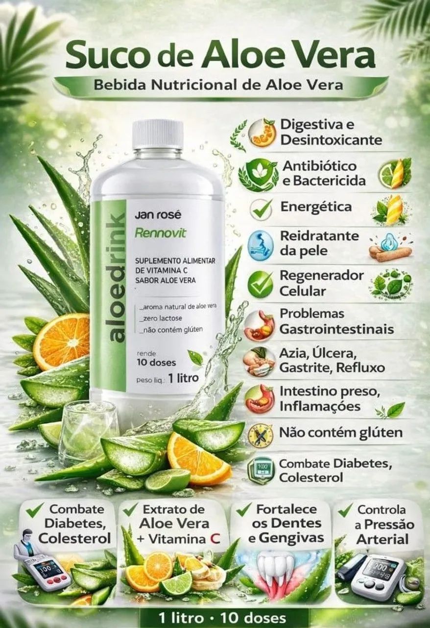 SUCO DE ALOEVERA  - Foto 3