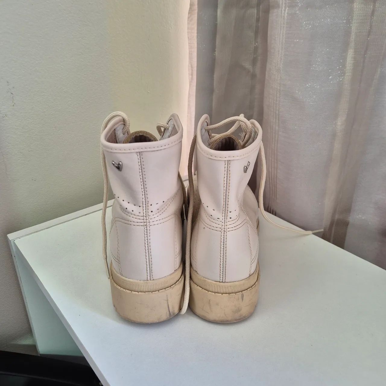 Coturno Off White 37 Mississipi - Foto 2