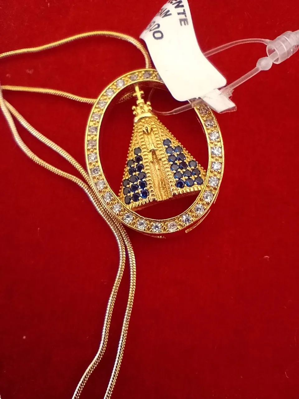 Colar com Pingente de Aparecida  - Foto 2