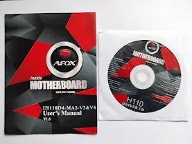 Manual e Cd Placa Mãe Afox H110