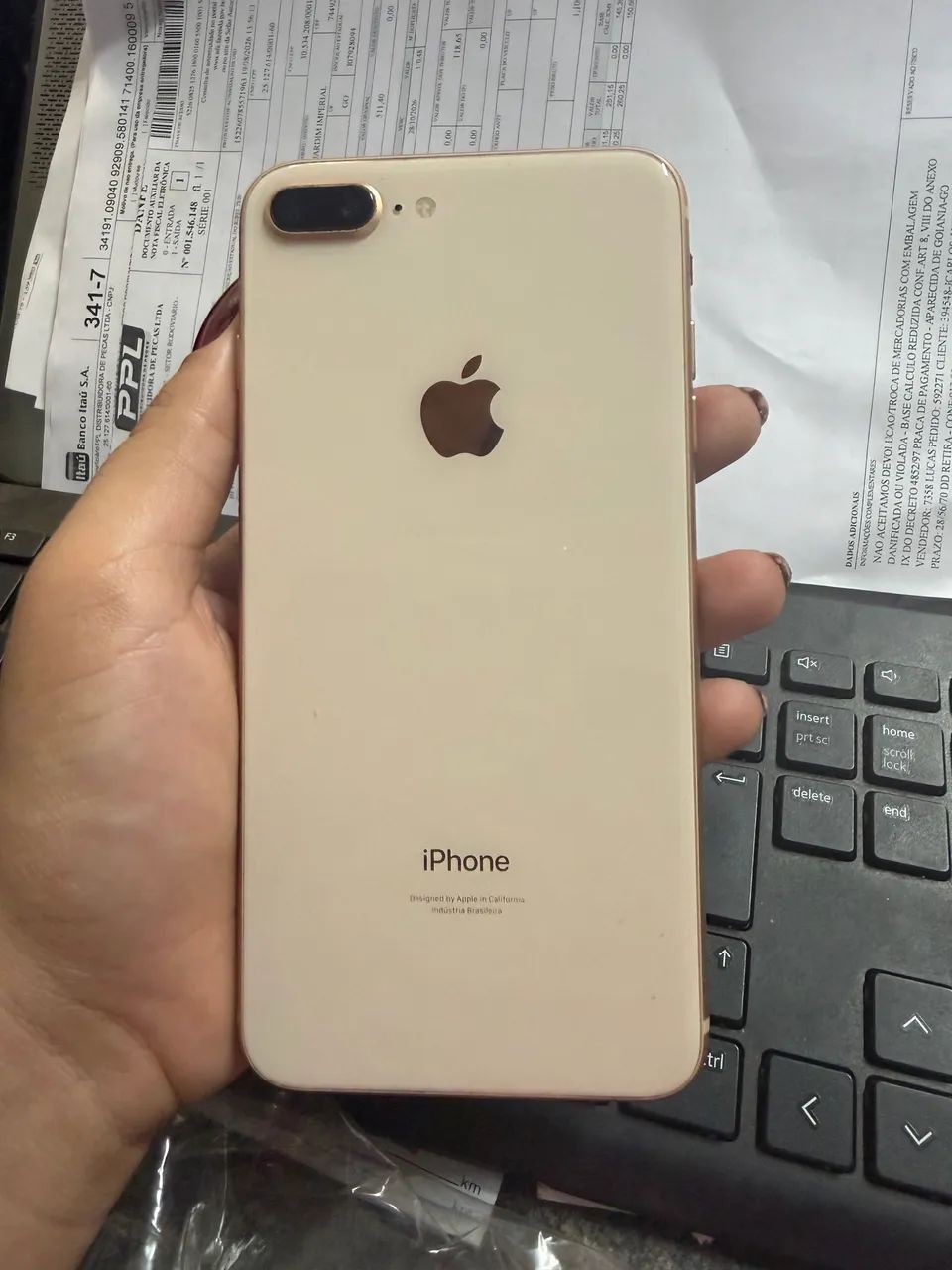 iPhone 8 Plus 256g rose 