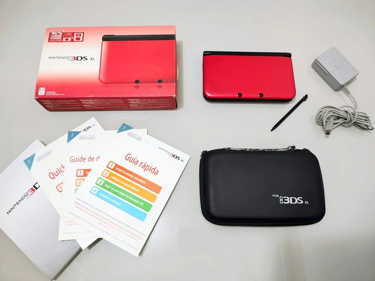 Nintendo 3DS XL Red desbloqueado 