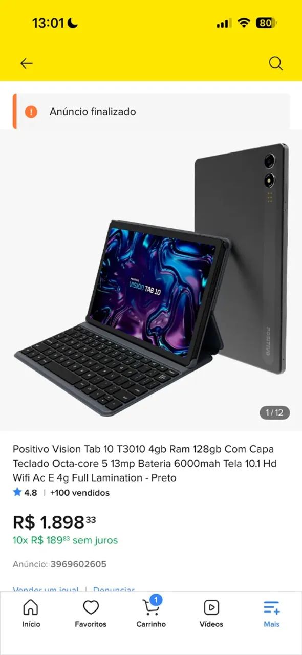 Vendo Tablet + Capinha - Foto 5
