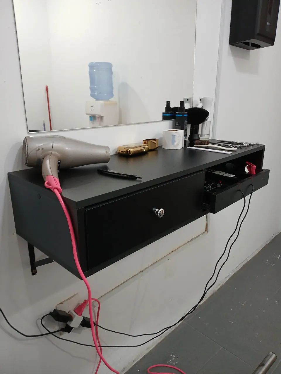 Bancada barbearia 