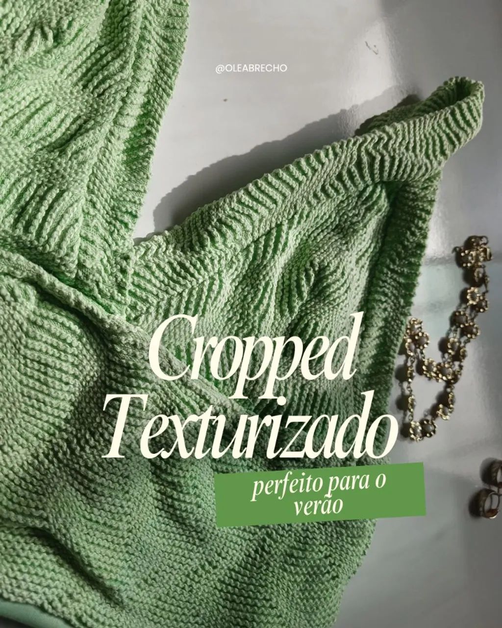 Cropped Texturizado  - Toda Nua TAM P