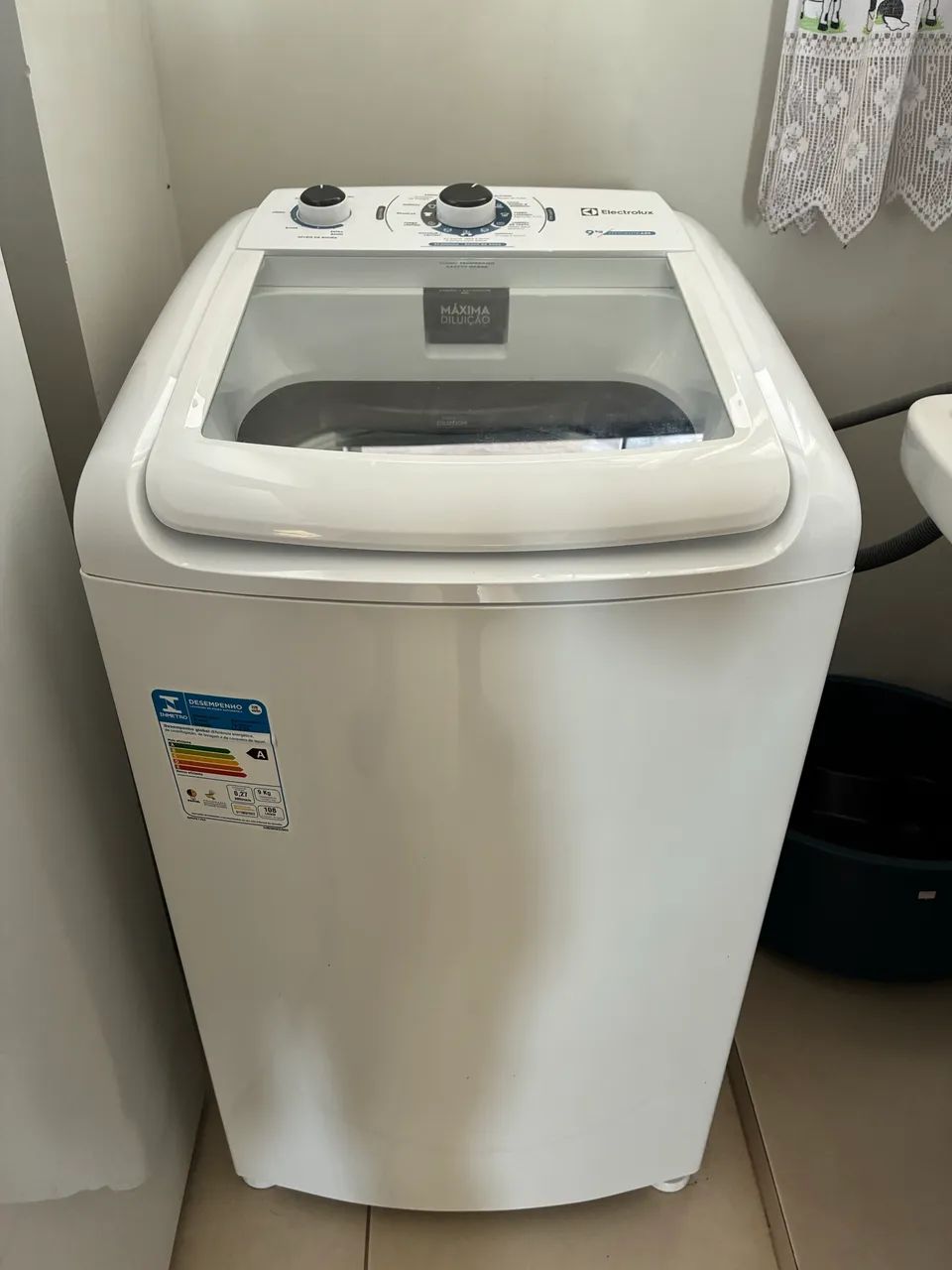 Máquina de lavar eletrolux 9kg seminova 