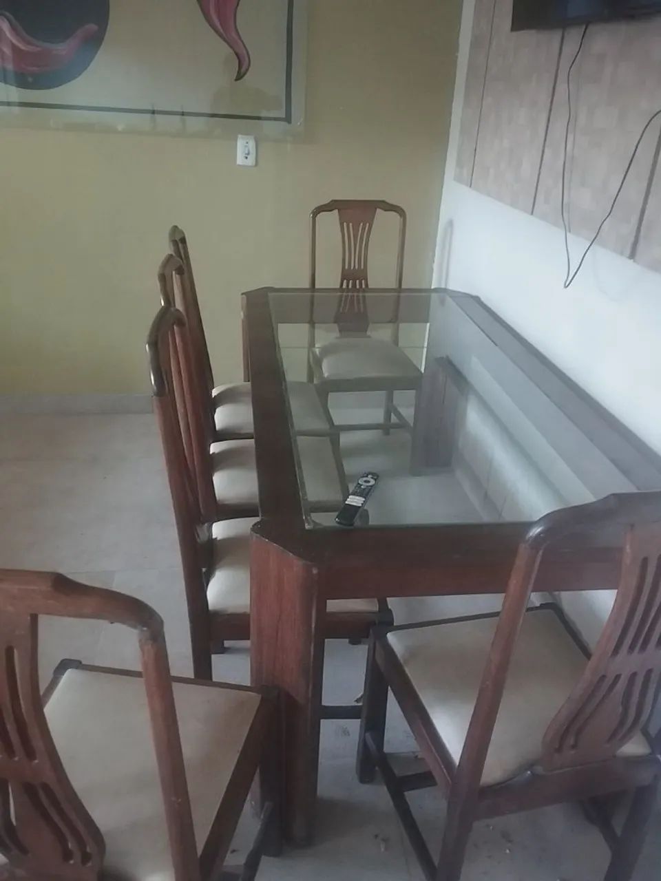 Mesa de jantar madeira maciça  - Foto 5