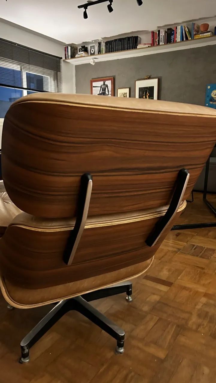 Charles Eames Couro Legitimo - Foto 2