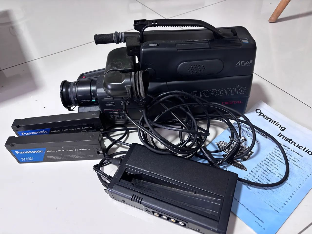 Câmera antiga VHS Panasonic  - Foto 2