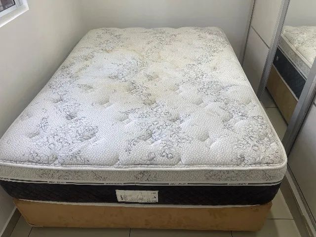 Cama Box premium  + Guarda roupas com Espelho