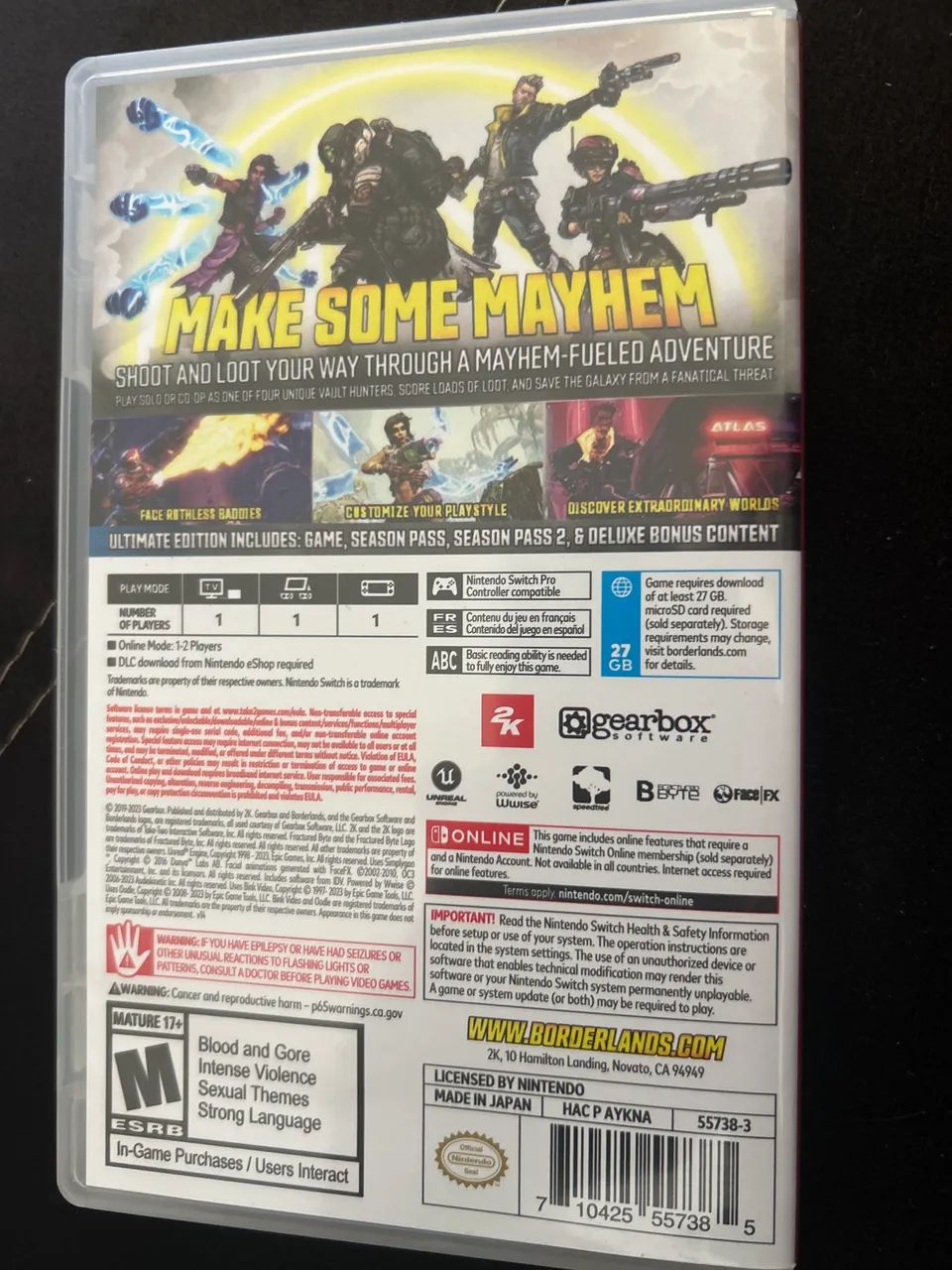 JOGO BORDERLANDS 3 NINTENDO SWITCH  - Foto 2