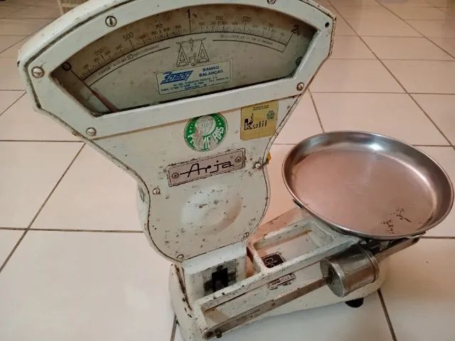 Balança Arja para 10 Kg antiga funcionando perfeitamente