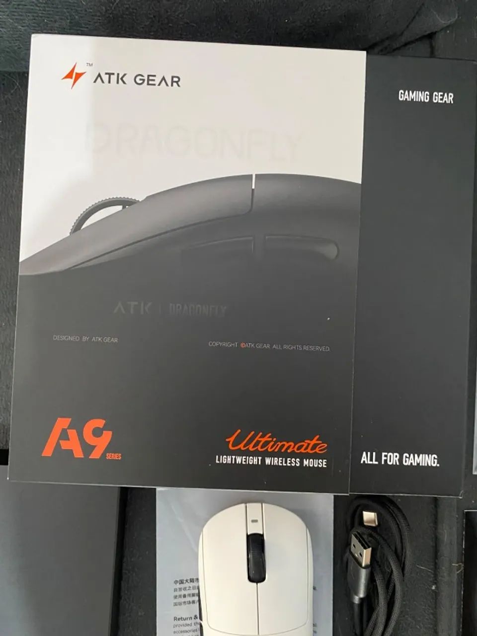 Mouse ATK Dragonfly A9 Ultimate - CONSERVADÍSSIMO - Foto 3