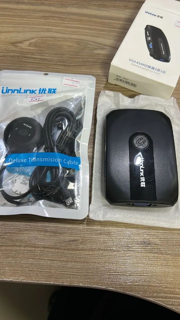 Switch KVM VGA 2x1 Unnlink (2 PCs / 1 Monitor) - Foto 4